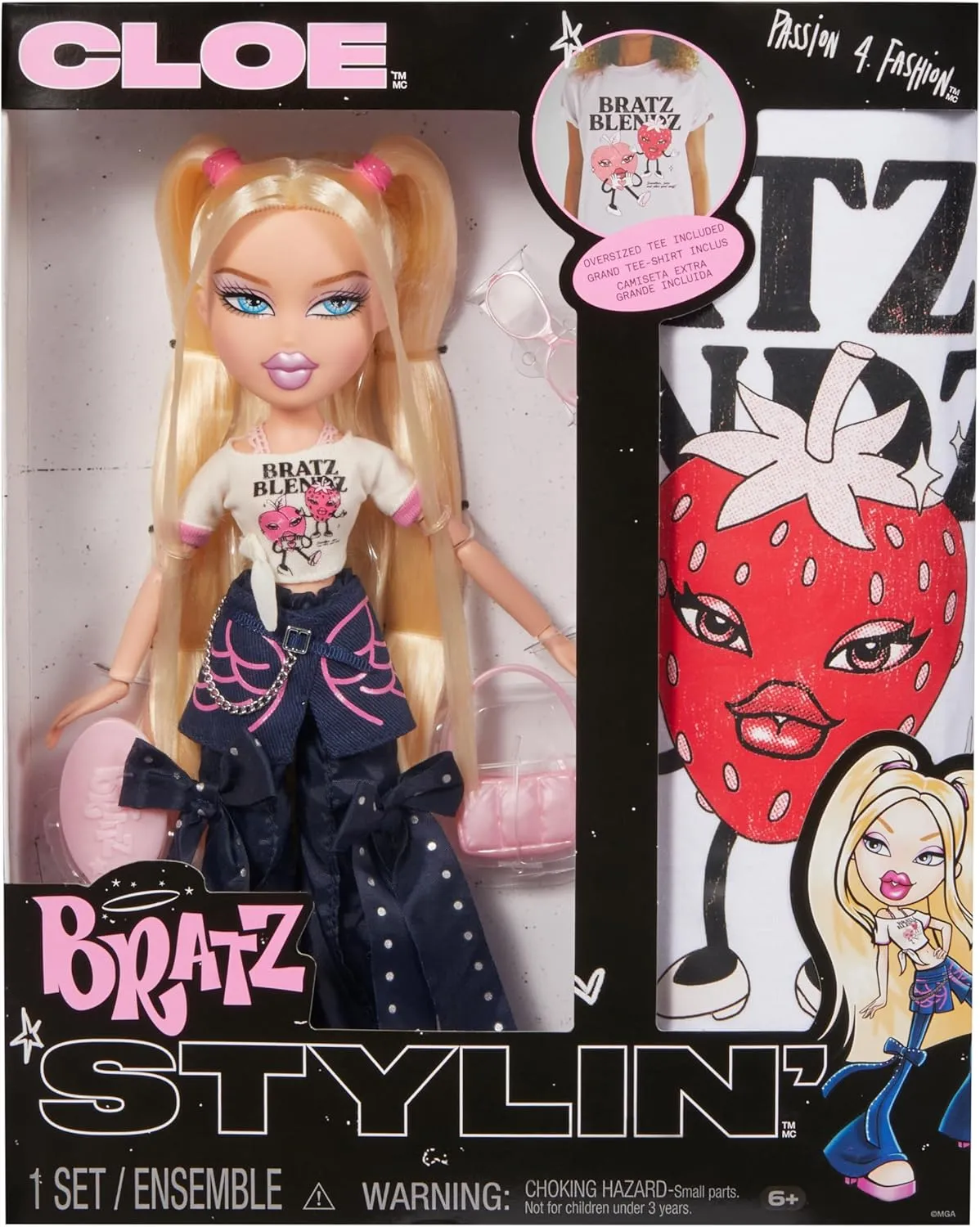 Bratz Stylin' Cloe Doll with Customizable T-Shirt Bratz Stylin' Cloe Doll with Customizable T-Shirt