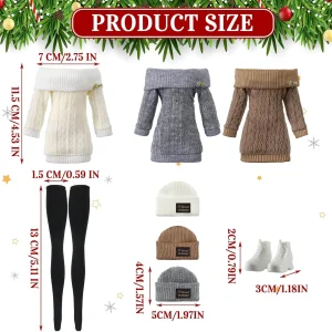 Geyoga 12 Pcs Doll Clothes and Accessories