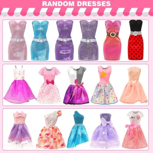 ENOCHT 51 PCS Doll Clothes and Accessories