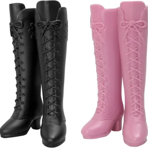 2 Pairs Doll Boots & Wear Clothes