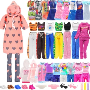 22 Pcs 11.5 Inch Girl Doll Clothes & Accessories