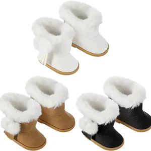 Bencailor 3 Pairs Doll Shoes