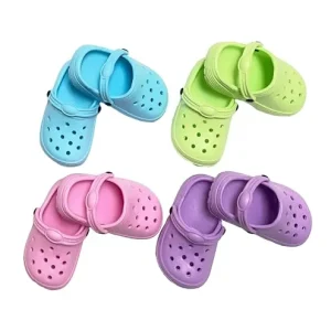 4 Pairs Classic Clogs for Dolls
